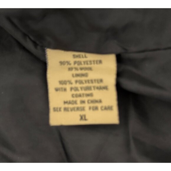 Odyn Houndstooth Belted Mid-Length Coat Women’s XL Black White Mod Retro Goth St - Picture 13 of 14